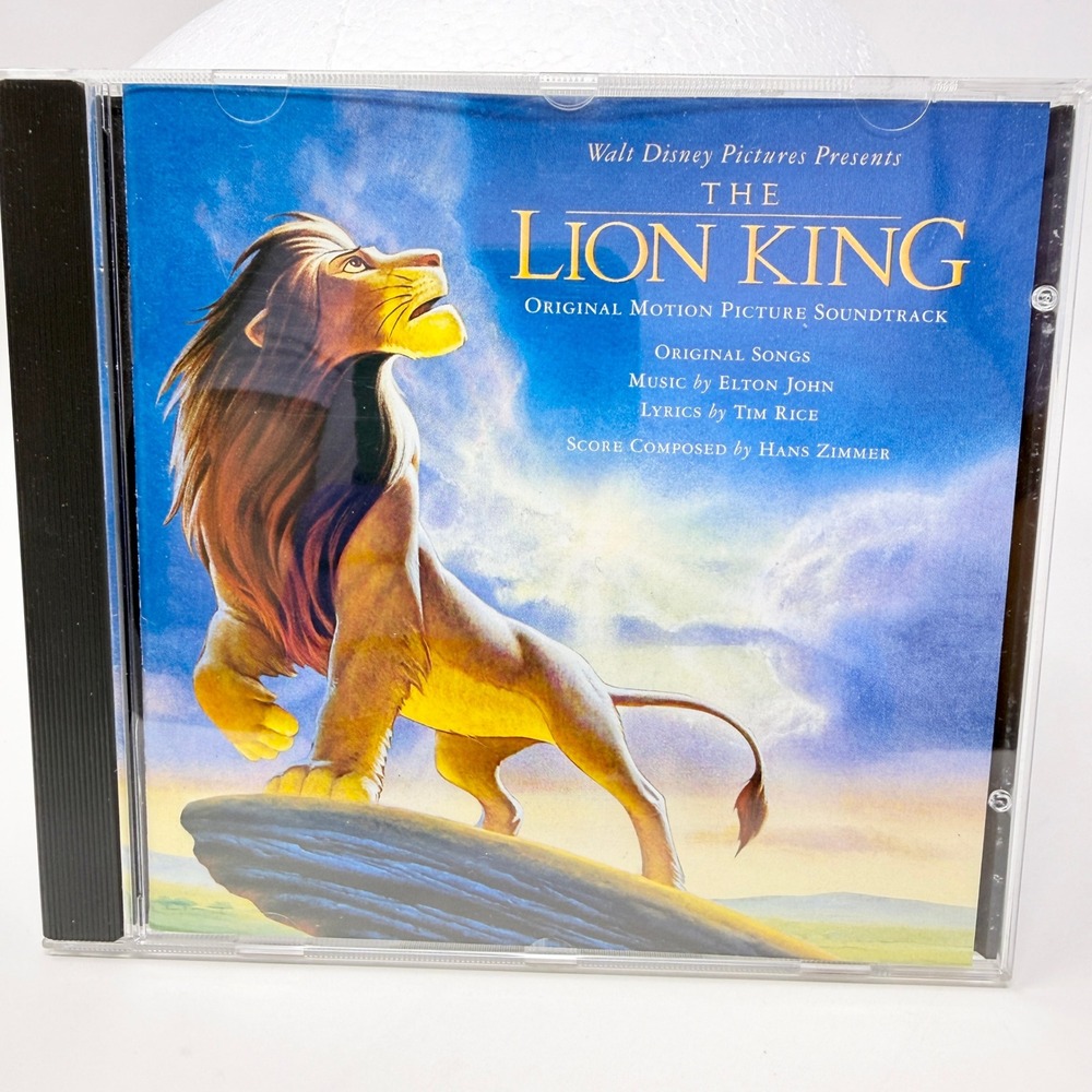 Disney The Lion King Original Motion Picture Soundtrack CD 1994 Elton Zimmer